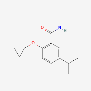 2-Cyclopropoxy-5-isopropyl-N-methylbenzamide