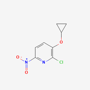 2-Chloro-3-cyclopropoxy-6-nitropyridine