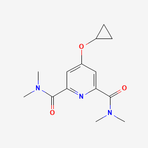 4-Cyclopropoxy-N2,N2,N6,N6-tetramethylpyridine-2,6-dicarboxamide