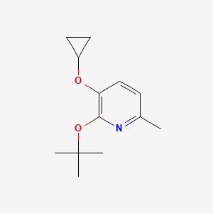 2-Tert-butoxy-3-cyclopropoxy-6-methylpyridine