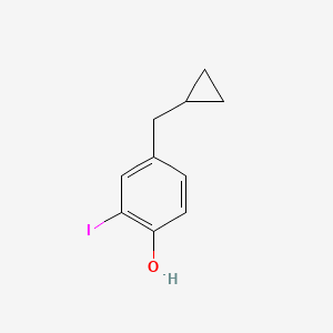 4-(Cyclopropylmethyl)-2-iodophenol