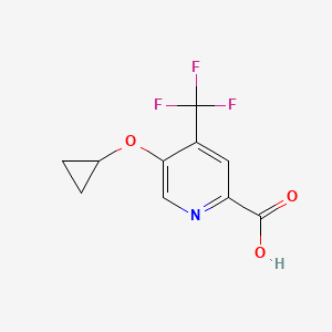 5-Cyclopropoxy-4-(trifluoromethyl)picolinic acid