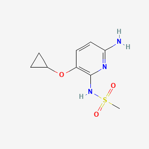 N-(6-Amino-3-cyclopropoxypyridin-2-YL)methanesulfonamide