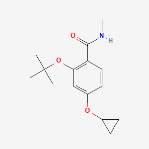 2-Tert-butoxy-4-cyclopropoxy-N-methylbenzamide