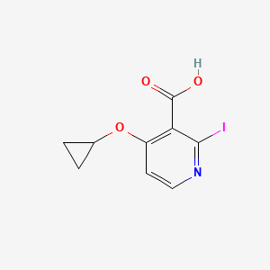 4-Cyclopropoxy-2-iodonicotinic acid