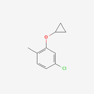 4-Chloro-2-cyclopropoxy-1-methylbenzene