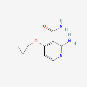 2-Amino-4-cyclopropoxynicotinamide