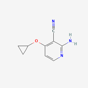 2-Amino-4-cyclopropoxynicotinonitrile