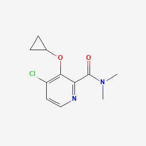 4-Chloro-3-cyclopropoxy-N,N-dimethylpicolinamide