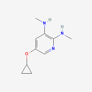 5-Cyclopropoxy-N2,N3-dimethylpyridine-2,3-diamine