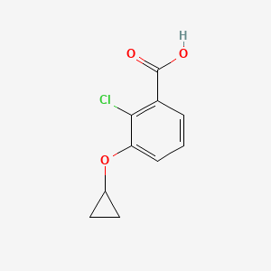 2-Chloro-3-cyclopropoxybenzoic acid