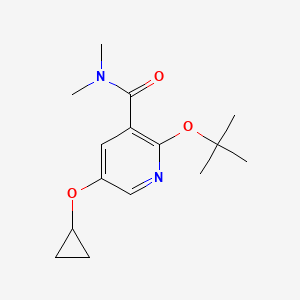 2-Tert-butoxy-5-cyclopropoxy-N,N-dimethylnicotinamide