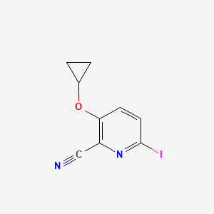 3-Cyclopropoxy-6-iodopicolinonitrile