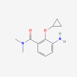 3-Amino-2-cyclopropoxy-N,N-dimethylbenzamide