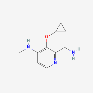 2-(Aminomethyl)-3-cyclopropoxy-N-methylpyridin-4-amine