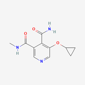 5-Cyclopropoxy-N3-methylpyridine-3,4-dicarboxamide