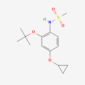 N-(2-Tert-butoxy-4-cyclopropoxyphenyl)methanesulfonamide