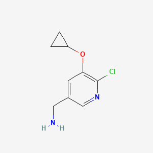 (6-Chloro-5-cyclopropoxypyridin-3-YL)methanamine