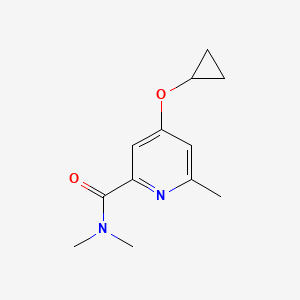 4-Cyclopropoxy-N,N,6-trimethylpicolinamide