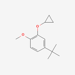 4-Tert-butyl-2-cyclopropoxy-1-methoxybenzene