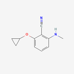 2-Cyclopropoxy-6-(methylamino)benzonitrile