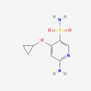 6-Amino-4-cyclopropoxypyridine-3-sulfonamide