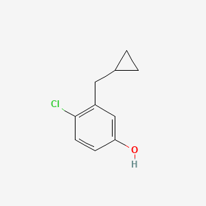 4-Chloro-3-(cyclopropylmethyl)phenol