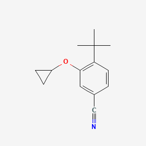 4-Tert-butyl-3-cyclopropoxybenzonitrile