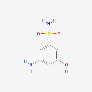 3-Amino-5-hydroxybenzenesulfonamide