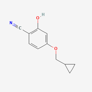 4-(Cyclopropylmethoxy)-2-hydroxybenzonitrile