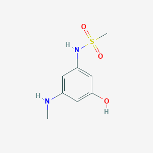 N-(3-Hydroxy-5-(methylamino)phenyl)methanesulfonamide