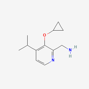 (3-Cyclopropoxy-4-isopropylpyridin-2-YL)methanamine