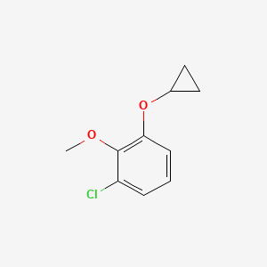 1-Chloro-3-cyclopropoxy-2-methoxybenzene