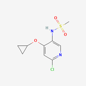 N-(6-Chloro-4-cyclopropoxypyridin-3-YL)methanesulfonamide