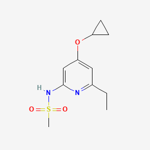 N-(4-Cyclopropoxy-6-ethylpyridin-2-YL)methanesulfonamide