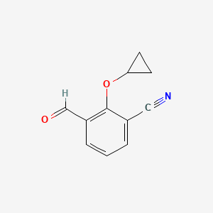 2-Cyclopropoxy-3-formylbenzonitrile