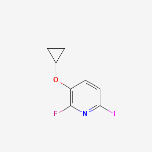 3-Cyclopropoxy-2-fluoro-6-iodopyridine