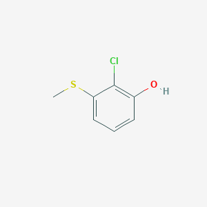 2-Chloro-3-(methylthio)phenol