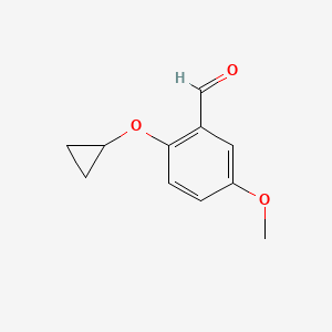 2-Cyclopropoxy-5-methoxybenzaldehyde