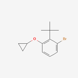 1-Bromo-2-tert-butyl-3-cyclopropoxybenzene