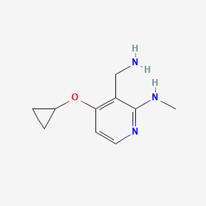 3-(Aminomethyl)-4-cyclopropoxy-N-methylpyridin-2-amine