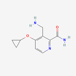 3-(Aminomethyl)-4-cyclopropoxypicolinamide