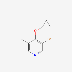 3-Bromo-4-cyclopropoxy-5-methylpyridine