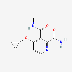 4-Cyclopropoxy-N3-methylpyridine-2,3-dicarboxamide