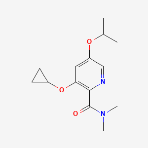 3-Cyclopropoxy-5-isopropoxy-N,N-dimethylpicolinamide