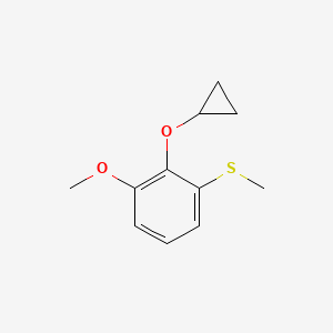 (2-Cyclopropoxy-3-methoxyphenyl)(methyl)sulfane