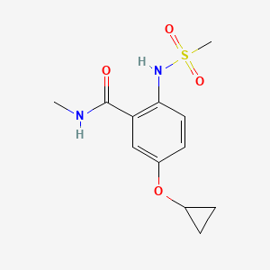 5-Cyclopropoxy-N-methyl-2-(methylsulfonamido)benzamide