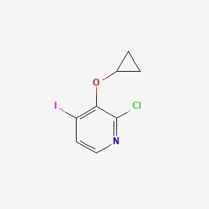 2-Chloro-3-cyclopropoxy-4-iodopyridine