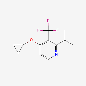 4-Cyclopropoxy-2-isopropyl-3-(trifluoromethyl)pyridine