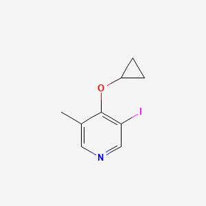 4-Cyclopropoxy-3-iodo-5-methylpyridine